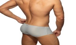 Boxer, shorty de la marque ADDICTED - Trunk fresh molded - argent - Ref : AD1321 C21