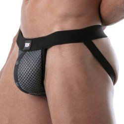 Jockstraps of the brand TOF PARIS - Snap strap jockstraps 3D Tof Paris - Grey - Ref : TOF472G