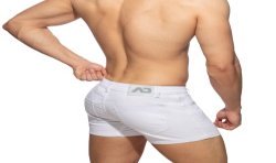 Kurze der Marke ADDICTED - Short d été 5 poches - blanc - Ref : AD1195 C01