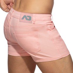 Short de la marque ADDICTED - Short d été 5 poches - rose - Ref : AD1195 C05