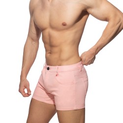 Short de la marque ADDICTED - Short d été 5 poches - rose - Ref : AD1195 C05