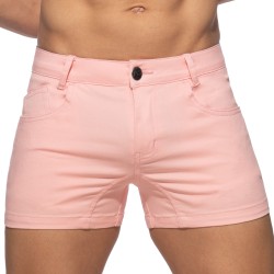 Short de la marque ADDICTED - Short d été 5 poches - rose - Ref : AD1195 C05