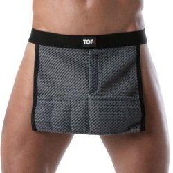 Accessoires de la marque TOF PARIS - Tablier de taille 3D Tof Paris - Gris - Ref : TOF473G