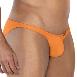 Slip de la marca CUT4MEN - Calzoncillos de tiro bajo Bulge - naranja - Ref : C4MSPXBUL01 COPPERSPRING