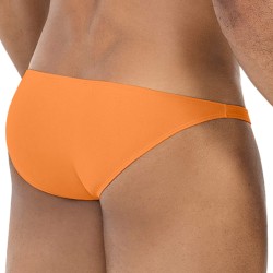 Slip de la marca CUT4MEN - Calzoncillos de tiro bajo Bulge - naranja - Ref : C4MSPXBUL01 COPPERSPRING