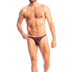 String de la marque L HOMME INVISIBLE - Reverie Florale - String Striptease L Homme Invisible - Ref : UW08 REV RB9