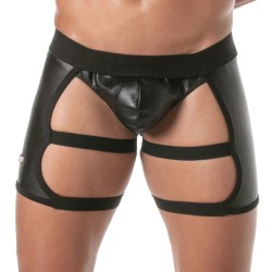 Pantaloncini boxer, Shorty del marchio TOF PARIS - Chaps Shorty Kinky Tof Paris - Ref : TOF491N