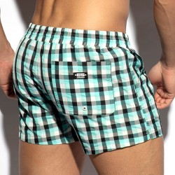 Short de bain de la marque ES COLLECTION - Short de bain squared - turquoise - Ref : 2201 C08