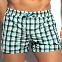 Short de bain de la marque ES COLLECTION - Short de bain squared - turquoise - Ref : 2201 C08