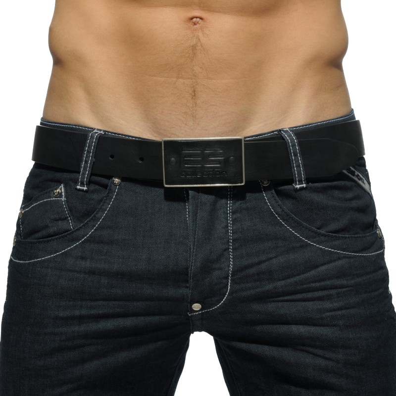 Cinture del marchio ES COLLECTION - copy of LEATHER BELT WITH EMBOSSED LOGO - Ref : BLT006 C10