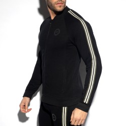 Haut de la marque ES COLLECTION - Veste Sport FIT TAPE - noir - Ref : SP208 C10