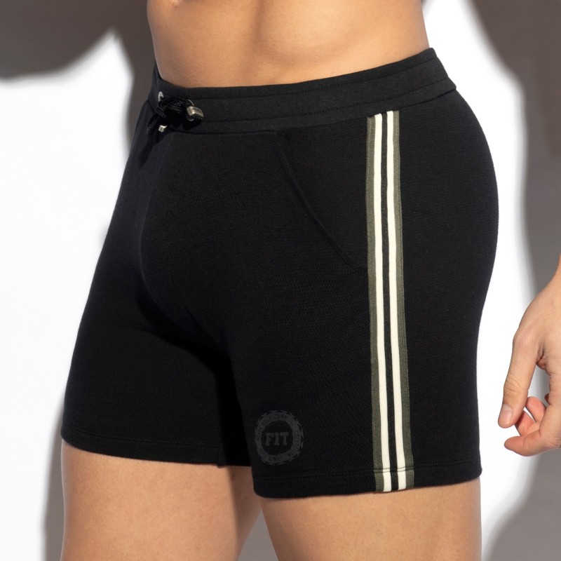 Breve del marchio ES COLLECTION - copy of Pantaloncini Sport FIT TAPE - grigio - Ref : SP210 C10