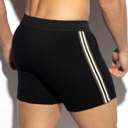 Short de la marque ES COLLECTION - Short Sport FIT TAPE - noir - Ref : SP210 C10