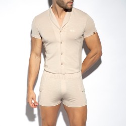 Loungewear de la marque ES COLLECTION - Sleeves bodysuit - beige - Ref : SP256 C28