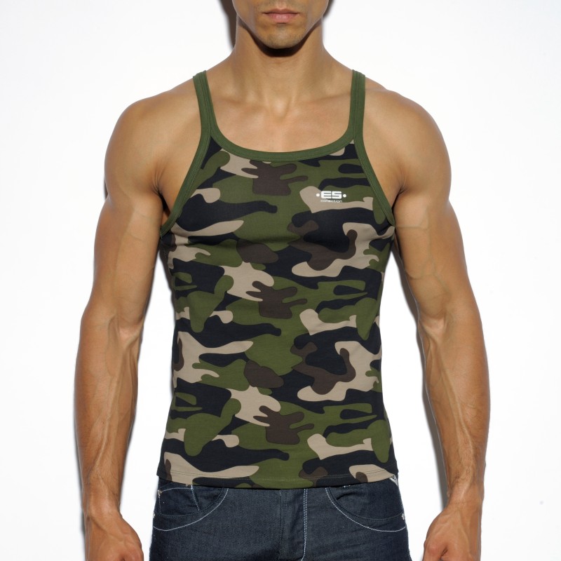 Tank top der Marke ES COLLECTION - copy of Sommer schwarzes Tank top - Ref : TS187 C17