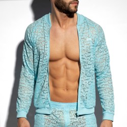 Jacket of the brand ES COLLECTION - Spider - jacketsky blue - Ref : SP308 C23