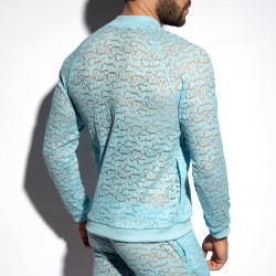 Jacket of the brand ES COLLECTION - Spider - jacketsky blue - Ref : SP308 C23