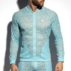 Veste de la marque ES COLLECTION - Veste Spider - bleu ciel - Ref : SP308 C23