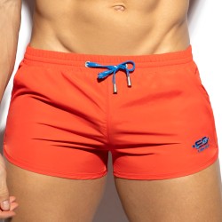 Short de bain de la marque ES COLLECTION - Short de bain Plain Rocky - orange - Ref : 2204 C04