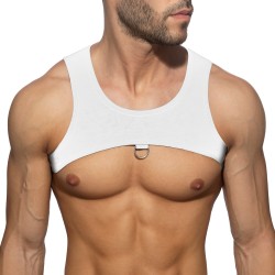 Harnais de la marque AD FÉTISH - Ring Plain Harness - Blanc - Ref : ADF208 C01