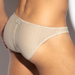 Slip, Tanga de la marque ES COLLECTION - FORMENTERA BRIEF - Beige - Ref : UN602 C28