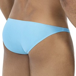 Slip de la marca CUT4MEN - Calzoncillos de tiro bajo Bulge - azul turquesa - Ref : C4MSPXBUL01 TURQUOISE