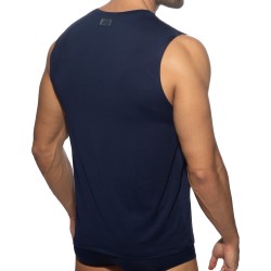 Débardeur de la marque ADDICTED - VELOZ DRY TANK TOP - Marine - Ref : AD1328 C09