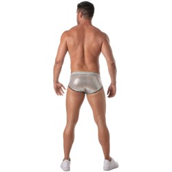 Brief of the brand TOF PARIS - Glitter Briefs Tof Paris - Silver - Ref : TOF506A