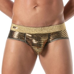 Brief of the brand TOF PARIS - Glitter Briefs Tof Paris - Gold - Ref : TOF506O