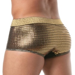 Boxer, shorty de la marque TOF PARIS - Boxer Glitter Tof Paris - Or - Ref : TOF507O