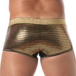 Pantaloncini boxer, Shorty del marchio TOF PARIS - Boxer Glitter Tof Paris - Oro - Ref : TOF507O