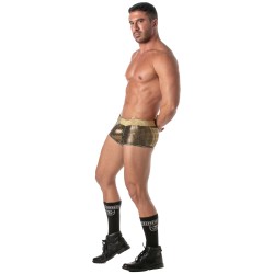 Pantaloncini boxer, Shorty del marchio TOF PARIS - Boxer Glitter Tof Paris - Oro - Ref : TOF507O