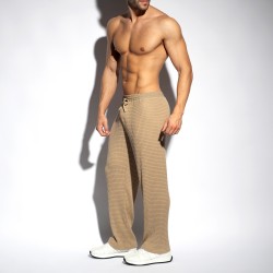 Pantalon checkmate - Beige - ES collection : vente pantalons sportw...