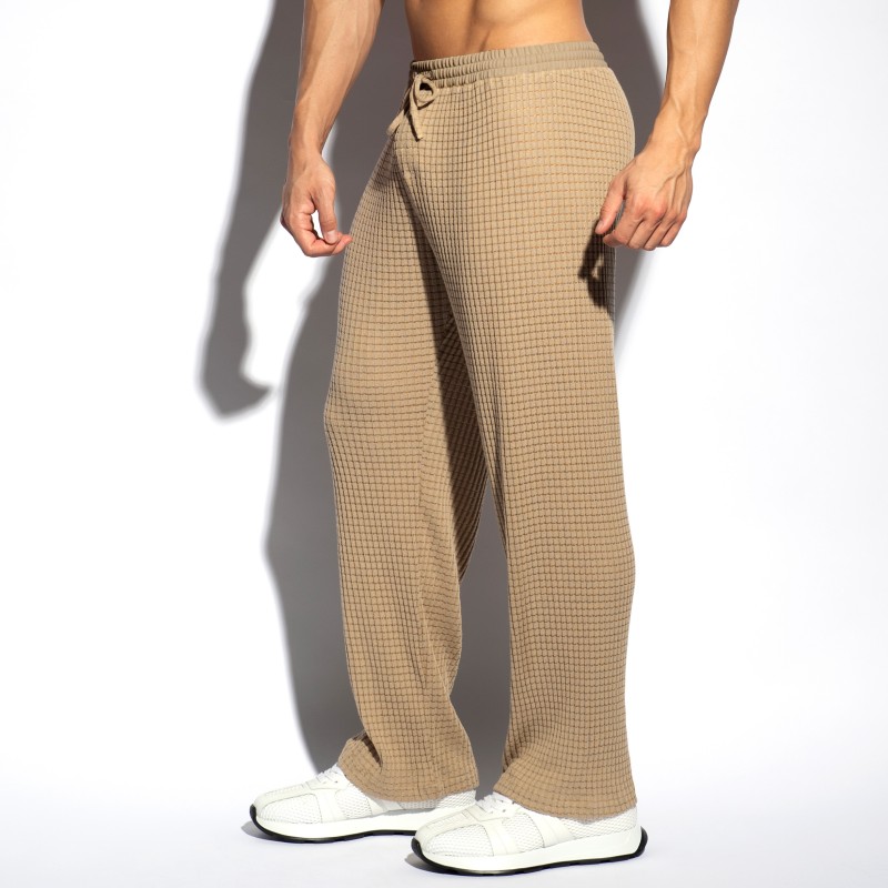 Pantalon checkmate - Beige - ES collection : vente pantalons sportw...