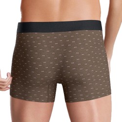 Boxershorts, Shorty der Marke EDEN PARK - Boxershorts Eden Park Muster Fliegen - braun - Ref : E644E49 MX003