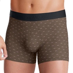 Boxershorts, Shorty der Marke EDEN PARK - Boxershorts Eden Park Muster Fliegen - braun - Ref : E644E49 MX003