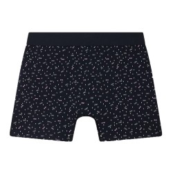 Boxershorts, Shorty der Marke EDEN PARK - Eden Park - Boxershorts aus Stretch-Baumwolle mit Mikromuster und Fliege, Marineblau -