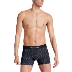 Boxershorts, Shorty der Marke EDEN PARK - Eden Park - Boxershorts aus Stretch-Baumwolle mit Mikromuster und Fliege, Marineblau -