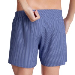 Underpants of the brand IMPETUS - American Striped Boxer Shorts Impetus - blue - Ref : IM1274M9200 BL072