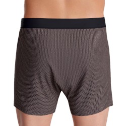 Underpants of the brand IMPETUS - Micro Printed Pattern Boxer Shorts with Button in Cotton Impétus - beige - Ref : IM1253M7800 B