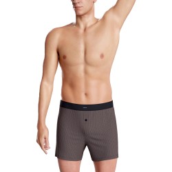 Underpants of the brand IMPETUS - Micro Printed Pattern Boxer Shorts with Button in Cotton Impétus - beige - Ref : IM1253M7800 B