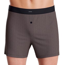 Underpants of the brand IMPETUS - Micro Printed Pattern Boxer Shorts with Button in Cotton Impétus - beige - Ref : IM1253M7800 B