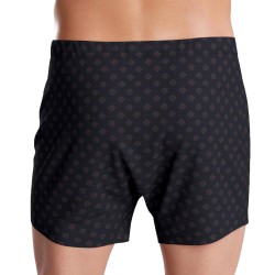 Underpants of the brand IMPETUS - Printed boxer shorts with button in Cotton Modal Impétus - navy blue - Ref : IM1252M8600 NBF86