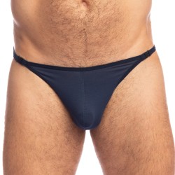 String de la marque L HOMME INVISIBLE - Soft Touch String Striptease L Homme Invisible- Marine - Ref : UW21X SOF 047