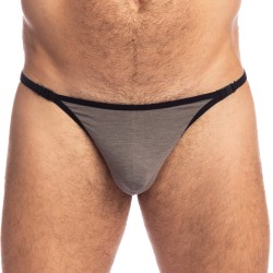 Stringa del marchio L HOMME INVISIBLE - Soft Touch Perizoma Striptease L Homme Invisible - Grigio - Ref : UW21X SOF GC1