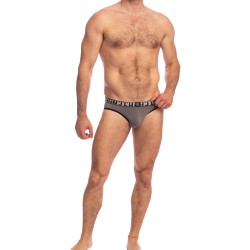 Slip, Tanga de la marque L HOMME INVISIBLE - Soft Touch Slip L Homme Invisible - Gris - Ref : MY11C SOF GC1