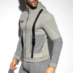 Jacket of the brand ES COLLECTION - High end spike jacket - grey - Ref : SP296 C11