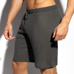 Bermuda der Marke ES COLLECTION - Short bermuda checkmate - gris - Ref : SP338 C15