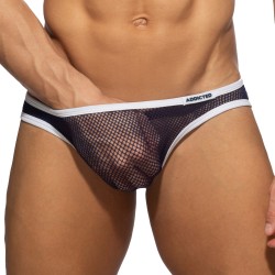 Slip der Marke ADDICTED - Mini Slip Mesh fever - Marineblau - Ref : AD1332 C09