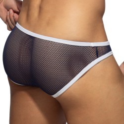 Slip der Marke ADDICTED - Mini Slip Mesh fever - Marineblau - Ref : AD1332 C09